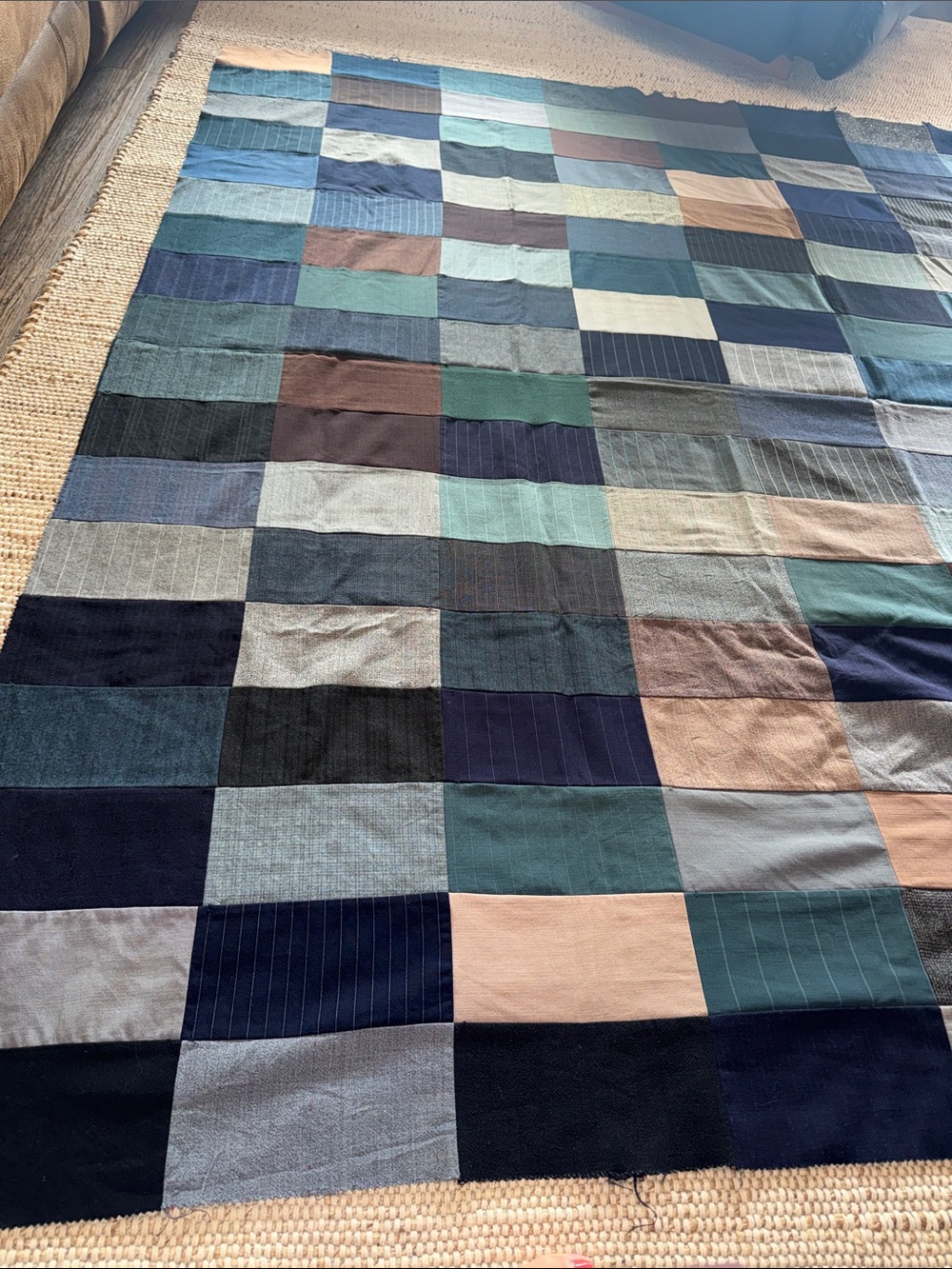Vintage Patchwork Quilted Top Panel - Picture 3 of 10